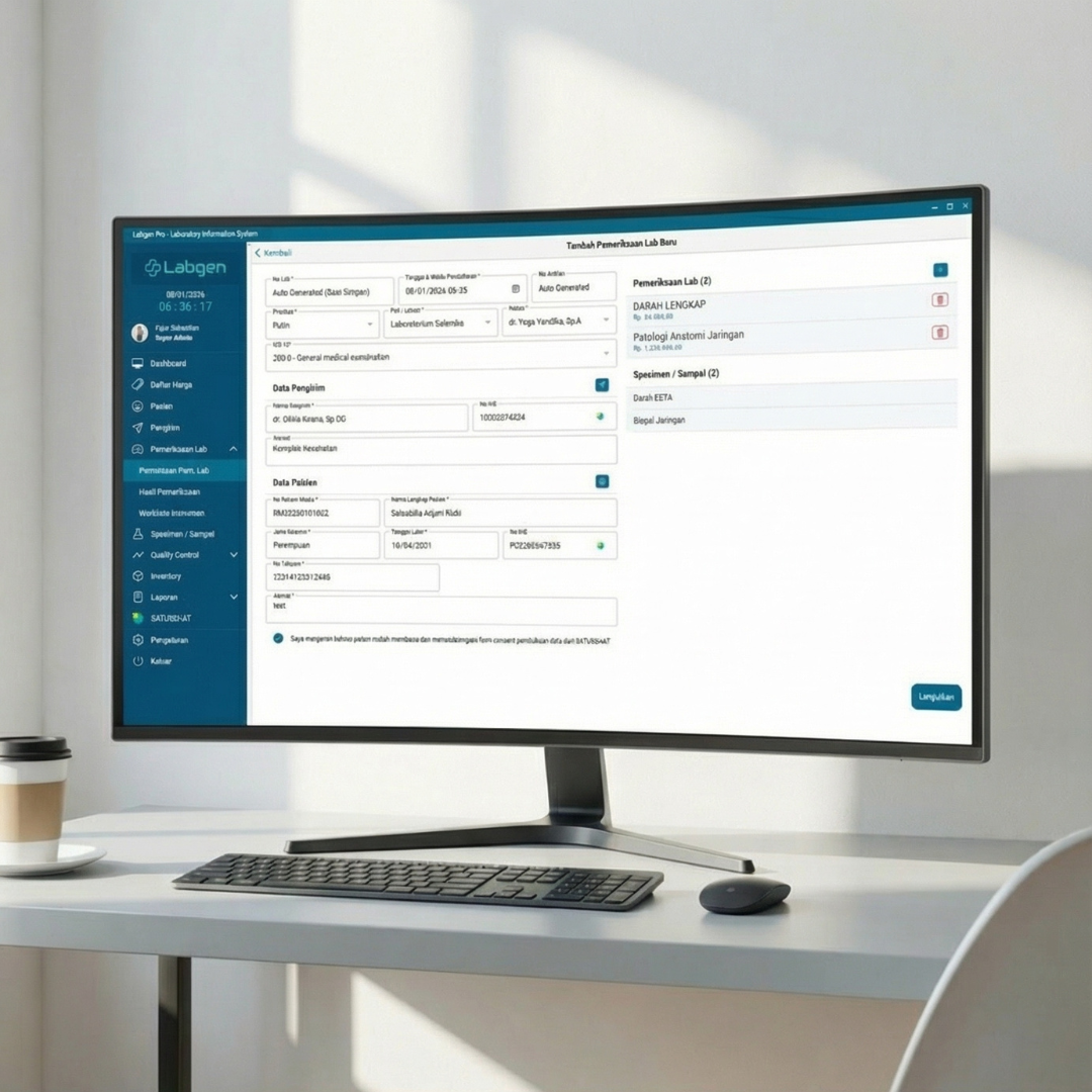 Labgen LIS Dashboard